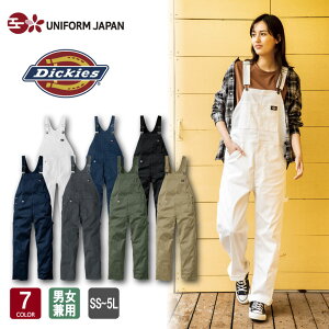 ディッキーズ Dickies T/Cストレッチ オーバーオール D-769 全7色 男女兼用 SS-5L 作業服 作業着 反射 ストレッチ 自動車整備士 農家 酪農 塗装工 工事現場 CO-COS コーコス信岡