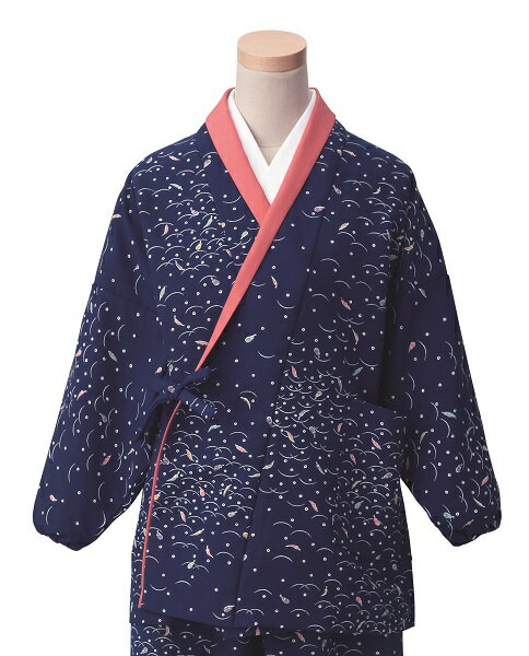 茶衣着露芝野菜小紋 K-3734 サーヴォ