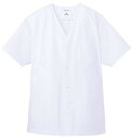 調理白衣 AB-6402 厨房白衣 メンズ 飲食店 ユニフォーム 半袖 衿なし 抗菌防臭 板前服 厨房服 和食 割烹 調理服 チトセ arbe