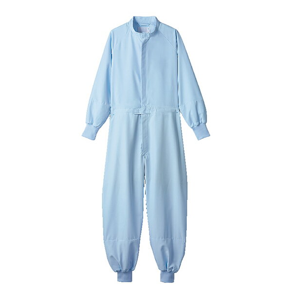 オーバーオール 長袖 男女兼用 飲食店 ユニフォーム ブルー 厨房 調理 住商モンブラン MONTBLANC DF890..