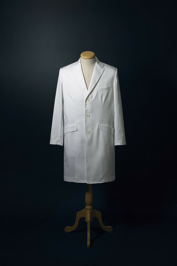 ナガイレーベン ドクターコート 白衣 診察衣 医療 メンズ シングル 長袖 FD4020