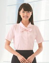Counter Biz ブラウス 8349 半袖 5号~19号 レディース リボンブラウス 制服 事務服 オフィス ハネクトーン早川