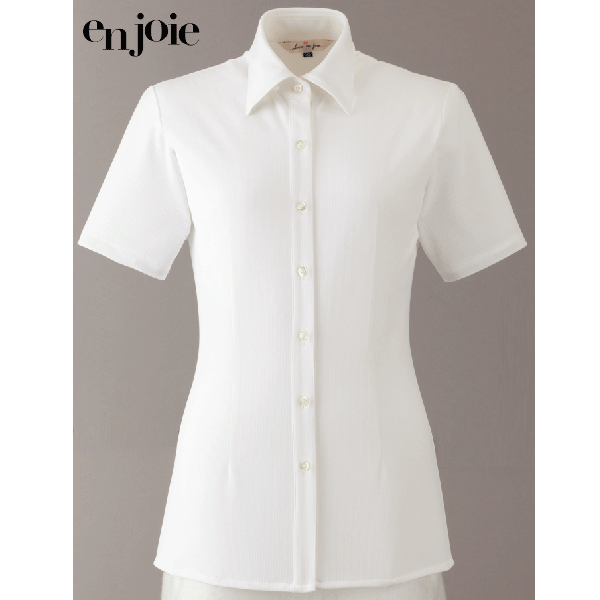 アンジョア シャツ 半袖 06165 事務服 制服 オフィス en joie