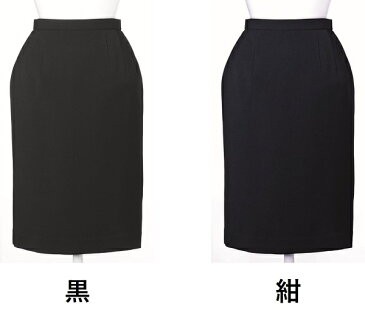 アンジョア スカート 51410 レディース 春夏 ブラック ネイビー 5号-19号 事務服 制服 可愛い