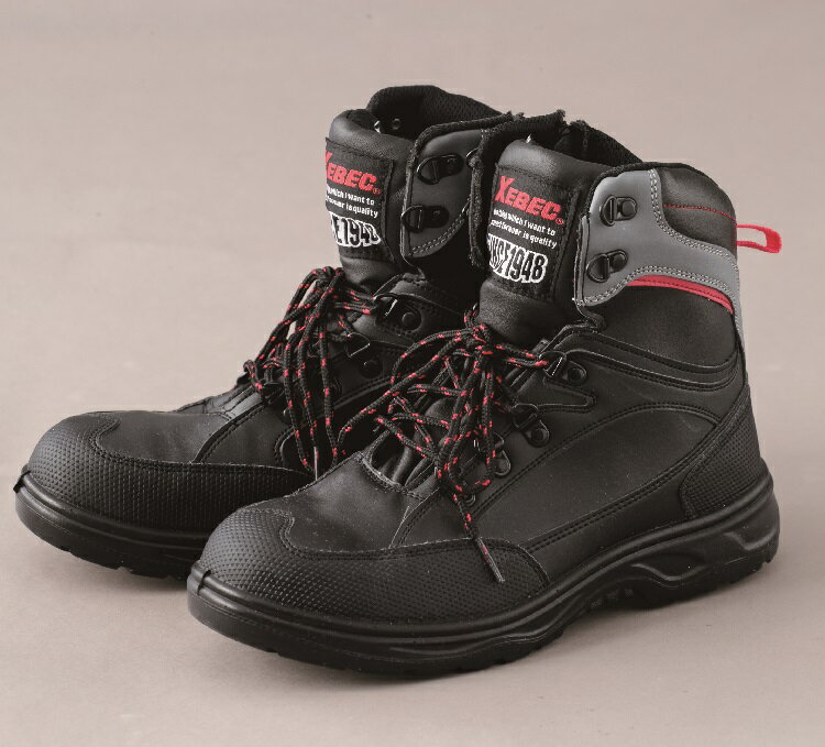 楽天UNIFORM　JAPAN安全靴 ジーベック XEBEC 85205 セフティシューズ 先芯アリ メンズ 男性用 作業靴 紐靴 ハイカット ブーツ マジックテープ