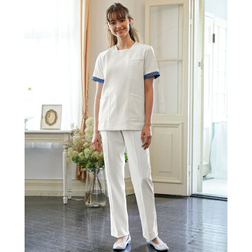 【LAURA ASHLEY/ローラ アシュレイ】 LW701 レディスパンツ S M L LL 3L 4L 大きいサイズ 裏地 透け防止 白パンツ