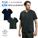 楽天ユニリンク楽天市場店【FOLK/小松マテーレ】Flab. 7077SC メンズスクラブ 半袖 男性用 小松マテーレ素材使用 KMS