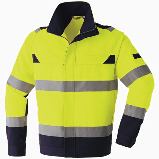 【作業服】高視認ブルゾン　E780　旭蝶繊維