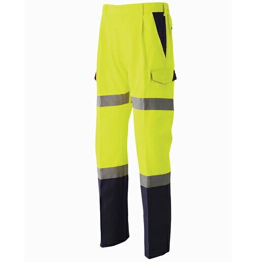 【作業服】高視認カーゴパンツ（ワンタック）　E782　旭蝶繊維