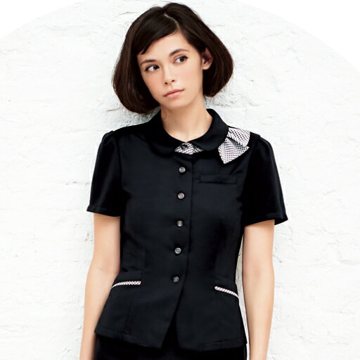【事務服】オーバーブラウス SS720N 神馬本店 【事務服】オーバーブラウス SS720N 神馬本店