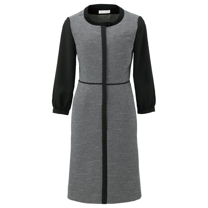 【事務服】ワンピース　WN80W　神馬本店