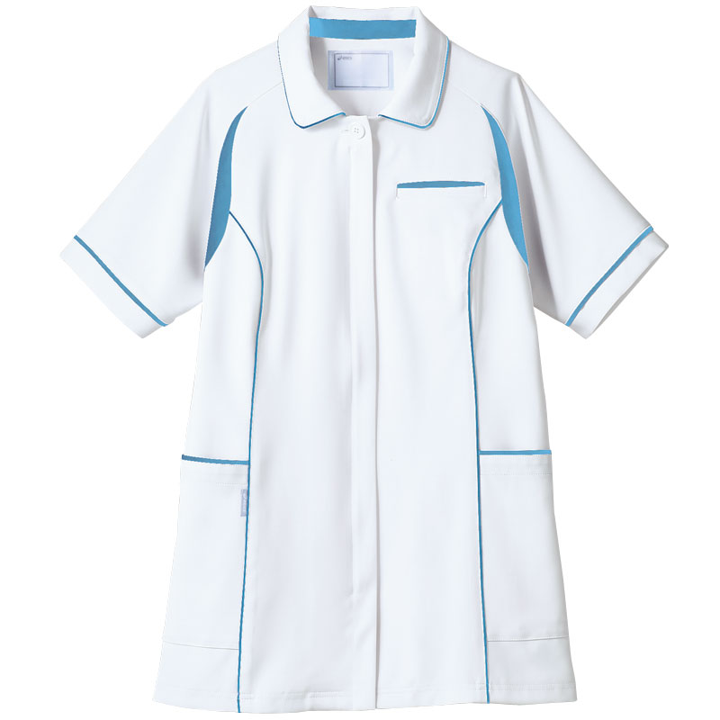 【医療白衣】ジャケット（半袖）　レディス　CHM052-0194　アシックス　住商モンブラン