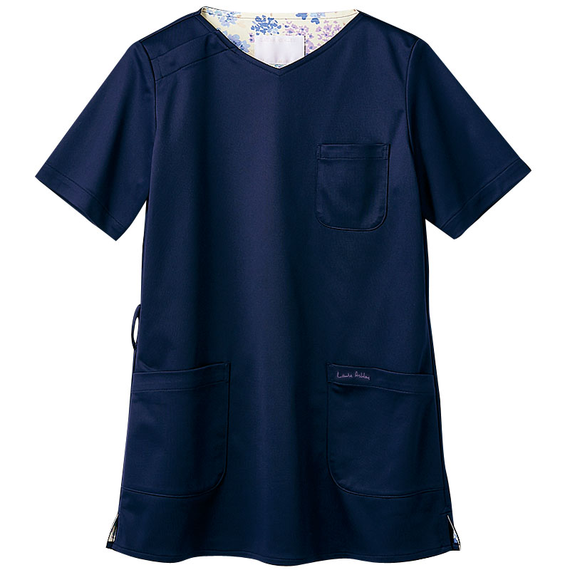 【医療白衣】スクラブ　半袖　LW603-93　ローラアシュレイ　LAURA　ASHLEY　住商モンブラン