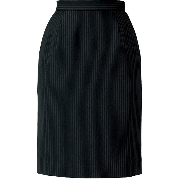 事務服 ホテル 接客 【後ゴム】春夏タイトスカート BCS2705 トリアセストライプ ボンオフィス