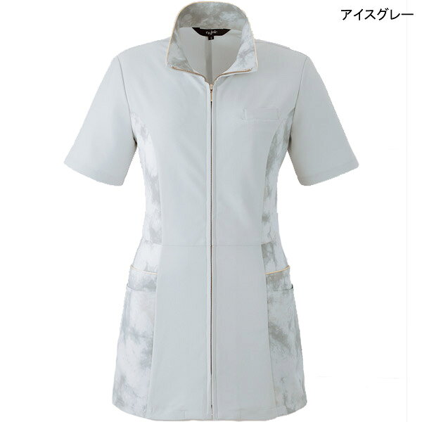 アンジョア チュニックジャケット 42106 トリコットツイル 美容エステ制服