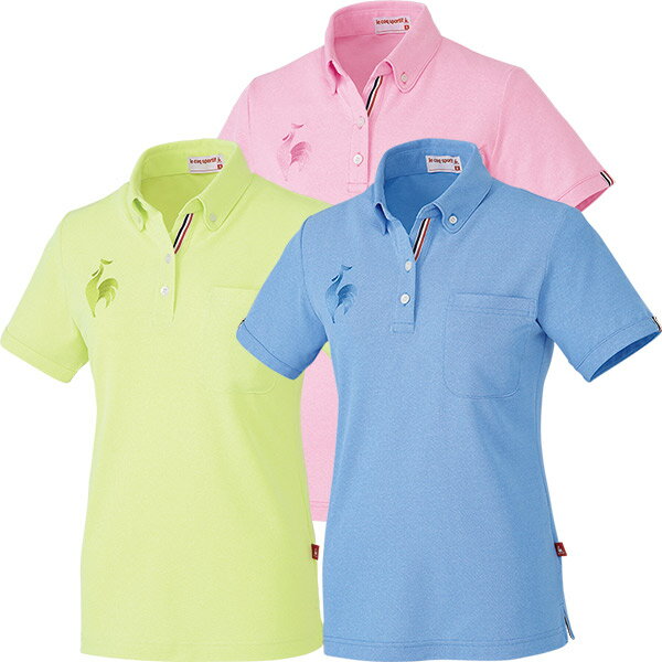 介護ユニフォーム レディースボタンダウンシャツ UZL3020 オックスニット