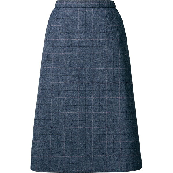 事務服【グリーン購入法 ウエストゴム】 Aラインスカート YT3926 ペンシルタッタソール 鳥居ユキ アルファピア