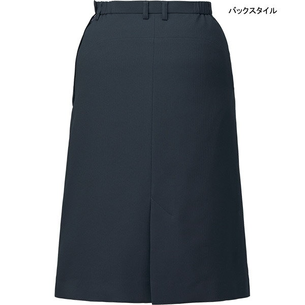【制菌・抗菌】軽・温・涼 セミタイトスカート NAS027 コンフォートクロスストレッチ ノワール 接客サービス制服