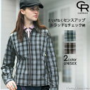 清掃作業服 男女兼用ブルゾン CWU141 グレンチェックSYD キャリーン