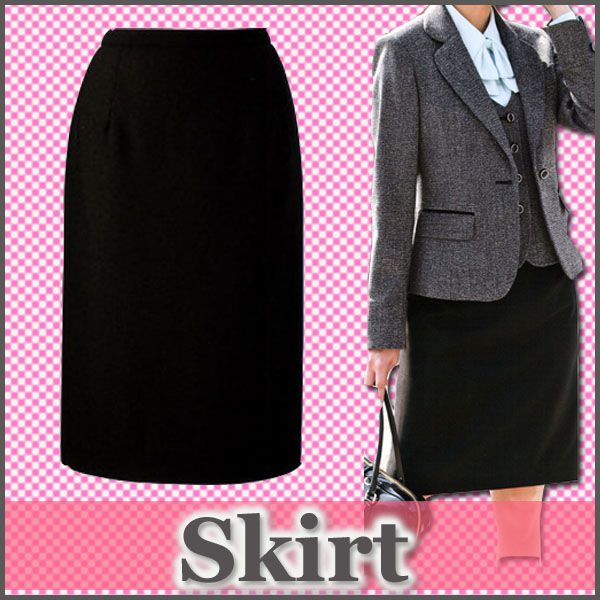 Selery セロリ— タイトスカート(52CM丈) セロリー クレッセ オフィス 事務服 /CRE s-15900 宅配のみ