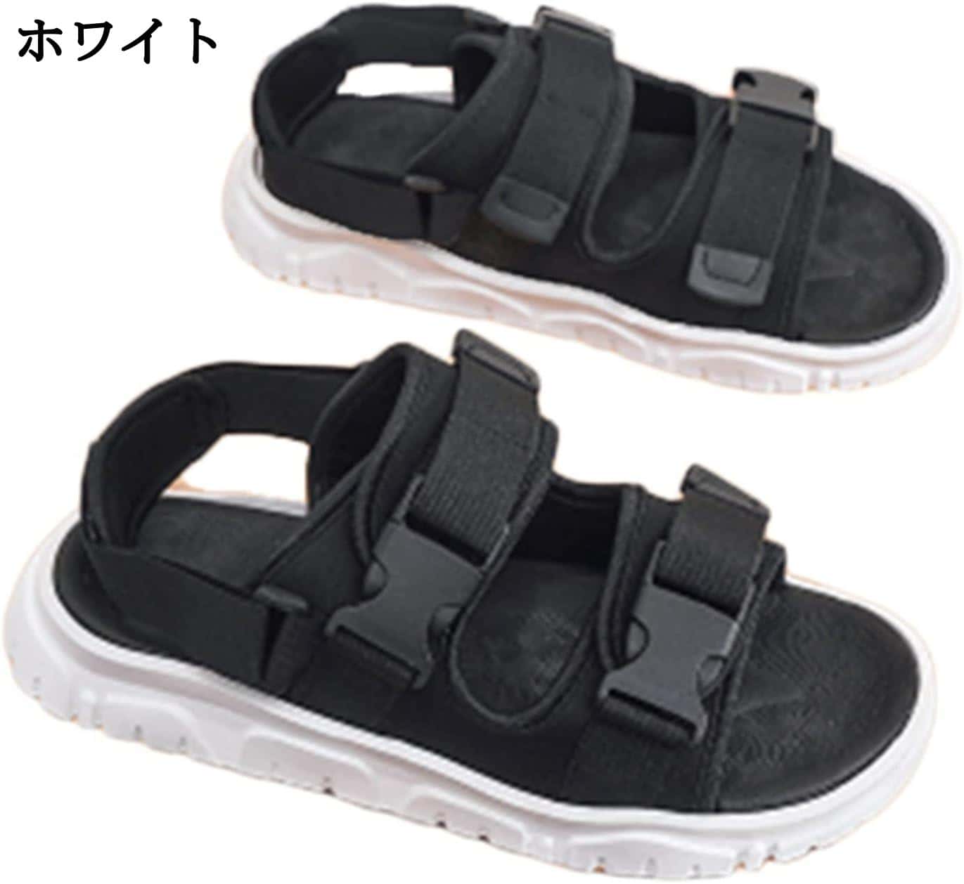ダブルベルト 2WAY スポーツサンダル 外履...の紹介画像3