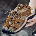大きいサイズ 登山サンダル メッシュ ベルクロ 透かし彫り つま先保護 トレッキングサンダル ビーチサンダル メンズ 夏靴 水陸両用 通気性 スポーツサンダル