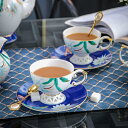 可愛い ティーカップ&ソーサー セット ボーンチャイナ コーヒーカップ 来客用 家庭用 ギフト プレゼント 母の日 誕生日 アフタヌーンティー 花茶 工芸茶 1...
