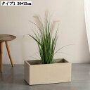 観葉植物鉢 セメント製 深型 スクエア型 プランター ガジュマル用 30*13cm ガーデンポット 屋内用 大型 フラワーポット おしゃれ 排水孔付き 北欧風 ...