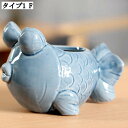 インテリア置き物 陶器 ホームガーデン 池飾り サボテン鉢 多肉植物装飾プランター 寄せ植えオーナメント ガーデニング置物 ガーデンオーナメント アウトドア デコレーション セラミック 置き物 玄関先 事務室 庭の装飾 園芸装飾 サボテンポット
