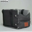 犬用 車 ドライブボックス おしゃれ ペットシート 小型犬 猫用 ベッド 40*25*23cm 旅行 汚れ防止 車酔い対策 軽自動車 キャリーバッグ 滑り止め 洗える 防水 取り付け簡単 カー用品(4)