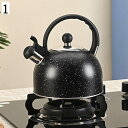 広口ケトル 2L ステンレス 沸かす やかん ケトル オール熱源対応 ポット ガス火対応 湯沸かし ステンレスケトル キッチン用品 調理用品 燃焼ケトル IH対応 高保温性 家族用 キャンプ かわいい おしゃれ
