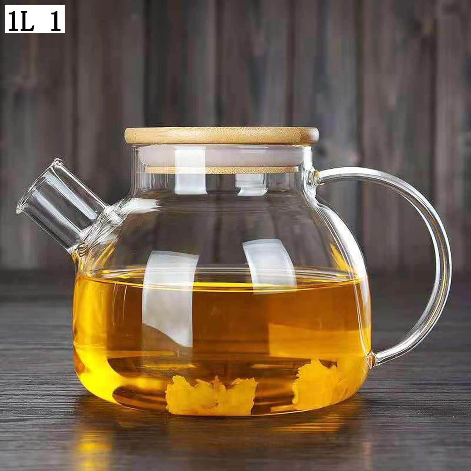 ティー急須 ガラスポット 茶漉し 洗いやすい 軽量 お茶 日本茶 ハーブティー 食洗機対応 透明 1L 茶器 緑茶 割れない 耐熱ガラス 茶こし付き ガラス製珈...