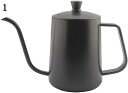 コーヒーポット ドリップポット 350ml ステンレス製 細口ポット コーヒー器具 ケトル アウトドア ガス 直火対応 キャンプ用 ハンドドリップ器具 珈琲ポッ...