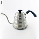 コーヒードリップポット ステンレス製 IH対応 直火調理 700ml 1000ml 1200ml ドリップケトル コーヒーケトル アウトドア キッチン用品 おし...