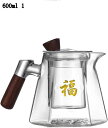 ガラス急須 ティーポット ブルー 蓋付き 茶こし付き 透明 冷水筒 お茶ポット 紅茶 緑茶 耐熱ガラス 食洗機対応 ティーサーバー 600ml ハーブティー おしゃれ 可愛い ガラス きれい ティーフォーツー お茶用品 割れにくい 茶器 かわいい