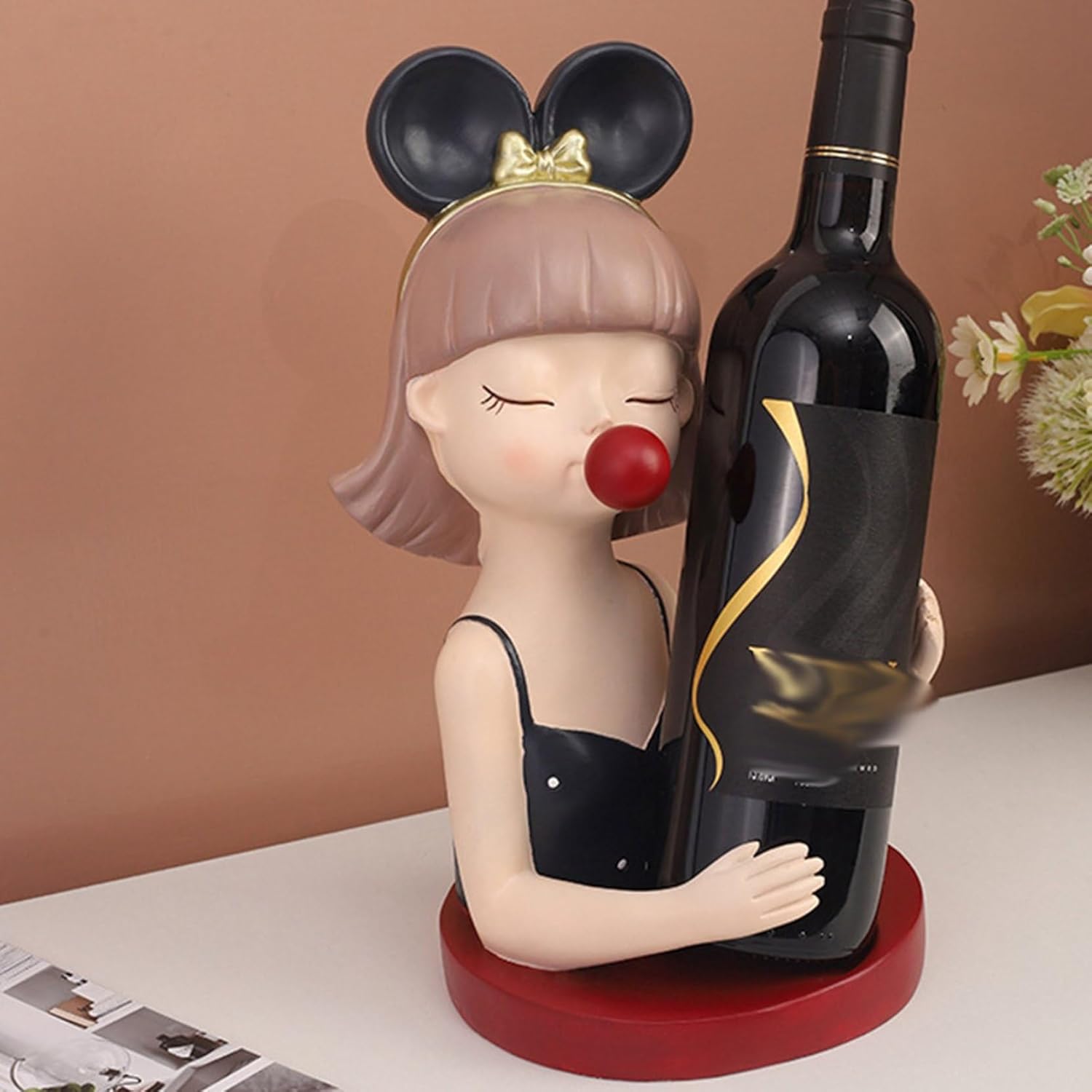 ワイン収納 おしゃれ インテリア 置物 ワインホルダー 樹脂彫刻 ワインボトルホルダー 雰囲気アップ ギ..
