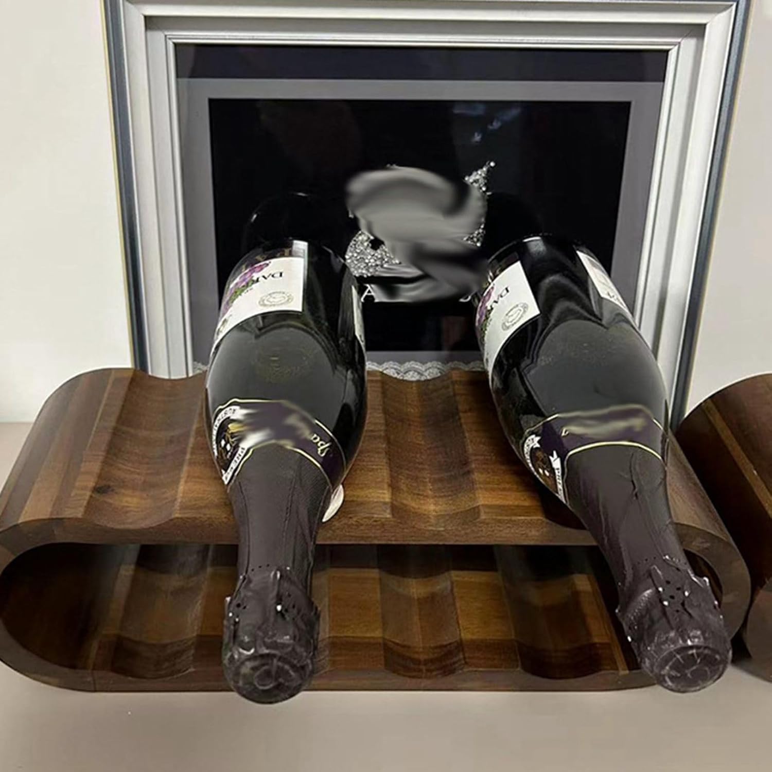 木製 ワインラック 8本用 北欧風 卓上 省スペース ワインホルダー ボトルホルダー ワインスタンド お酒収納 ワイン棚 ディスプレイ インテリア 居酒屋