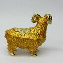ジュエリー収納 トリンケットボックス 象 クリスタル おしゃれ お守り 小物入れ ペンダント 指輪 宝石箱 インテリア 装飾品 ギフト 恋人 母の日 結婚式 記...