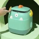 プッシュ式 米びつ 25*30*29cm おしゃれ 小型 隙間収納 かわいい 怪物デザイン 密閉容器 湿気防止 酸化防止 お米収納 穀物収納 プレゼント グリー...