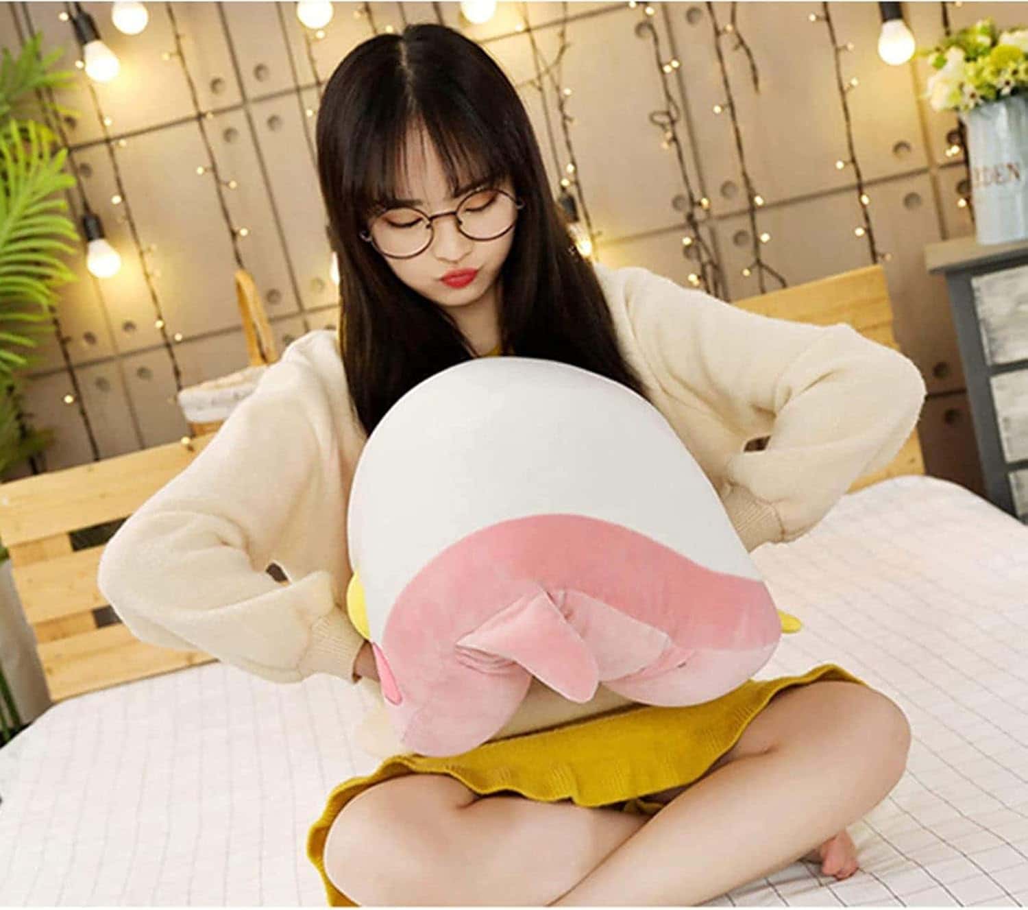 巨大ペンギン抱き枕 ぬいぐるみ ロングクッション 特大 やわらか ふわふわ 添い寝枕 安眠グッズ 癒し系..