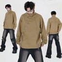パーカー トレーナー ハイネック レディース 春服 ダブルジップ 男女兼用 長袖 おしゃれ プルオーバー ゆったり 厚手 大きいサイズ 通学 運動 アウトドア ...