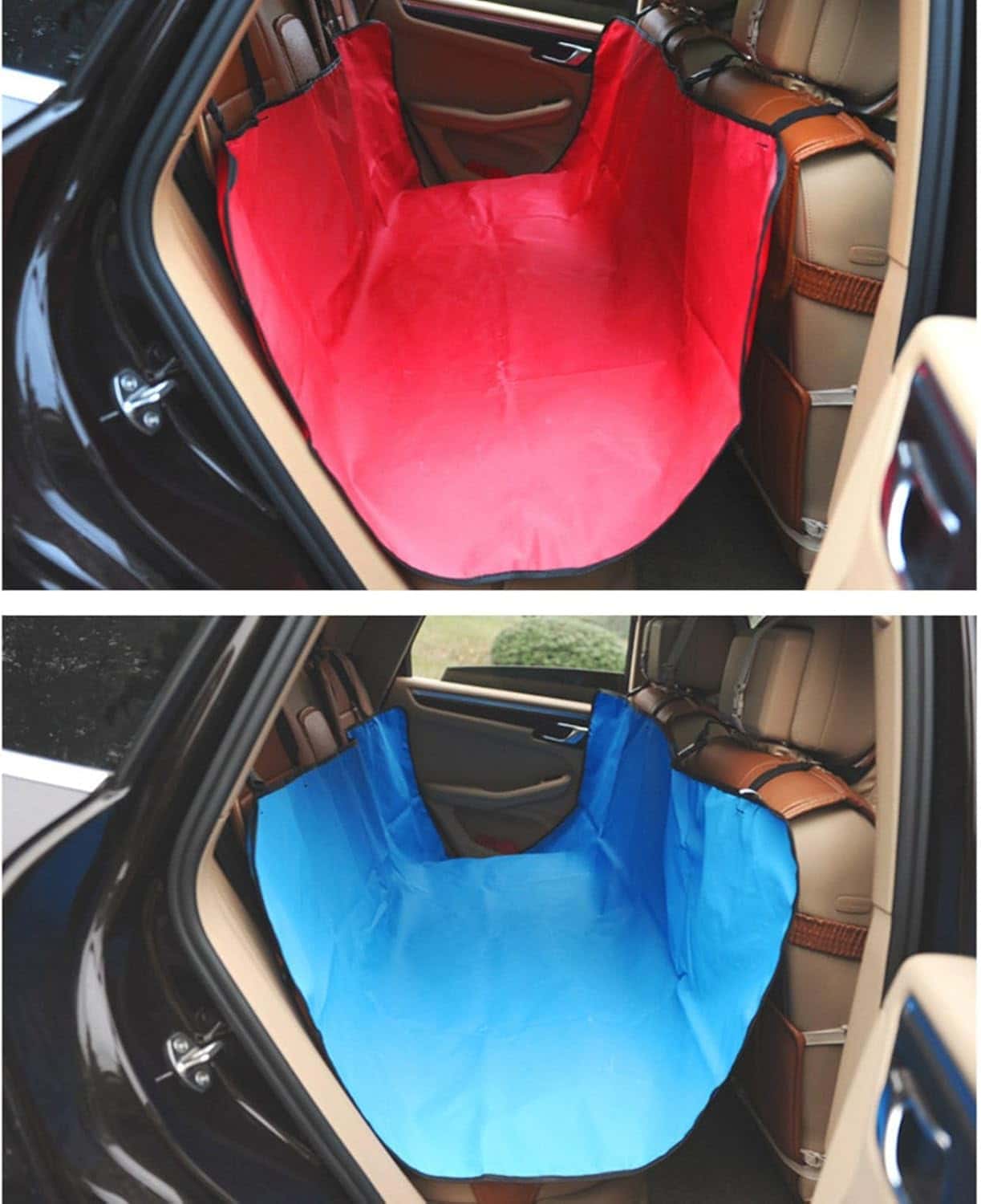 カーシート ドッグ用 汎用 後部座席専用 防水 大型 中型 小型 犬用 折り畳み式 汚れ防止 飛び出し防止 ..