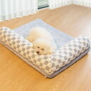 ペットベッド 枕付き 犬猫用 モフモフ ペットソファー 滑りにくい お手入れ簡単 ふわふわ 寝床 ハウス 可愛い おしゃれ 休憩所 春夏秋冬用(4)