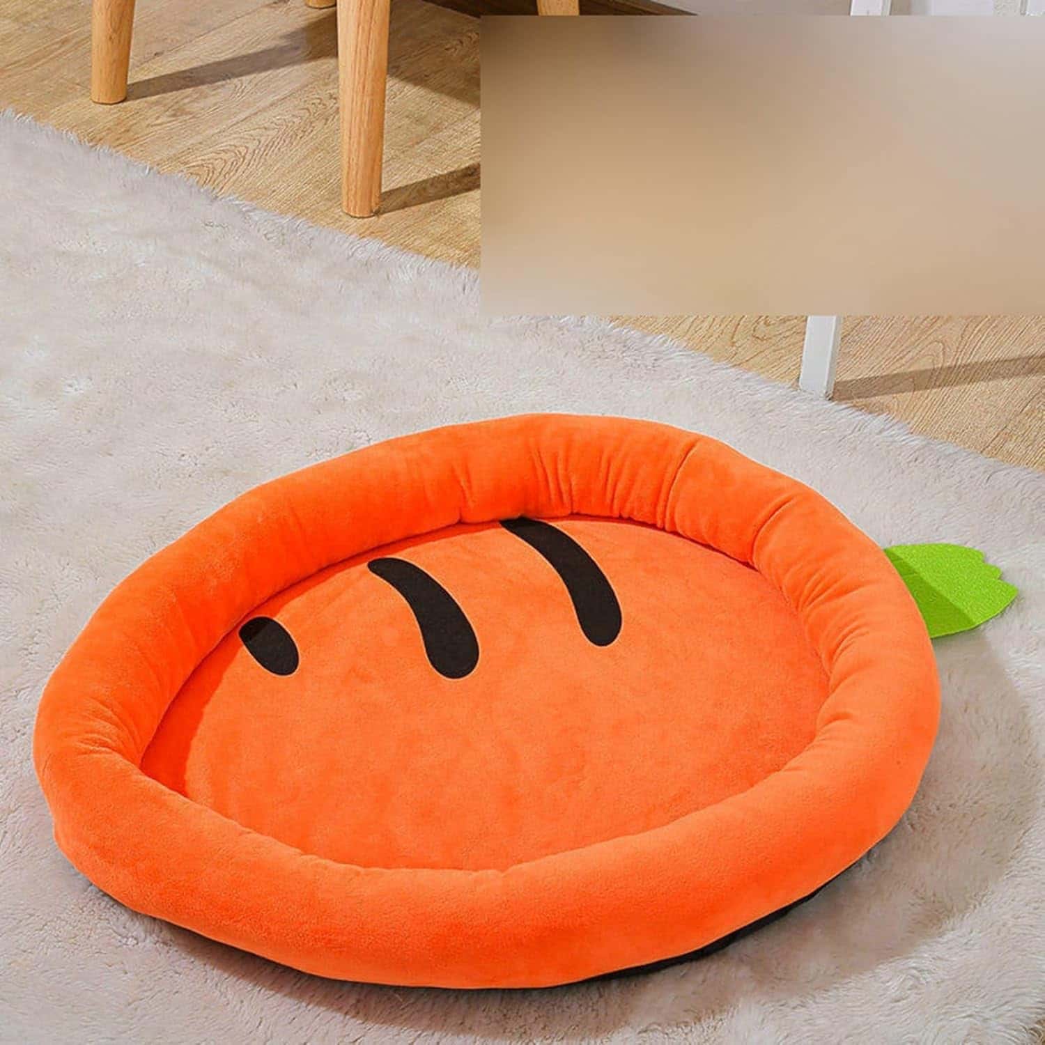 - カラー: いちご、にんじん、クマ柄 - サイズ: S#38*5、M#46*7、XL#78*10 - おしゃれな外観のペットベッドで、ソファーの横に置いても違和感なし - 通年使用可能なタイプで、秋冬の寒さ対策や夏のエアコンの冷え対策に最...