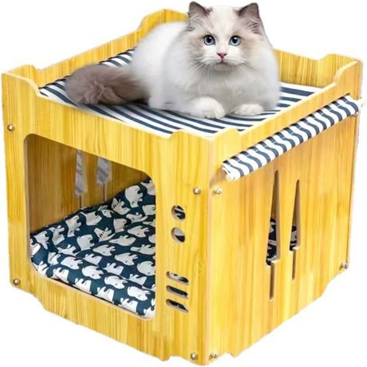 - カラー: c, a, b- サイズ: 38*38*38, 54*44*40- 暗いところや狭いところが好きな猫に最適。大きな入口から中の様子を確認できる。- 入り口のドアは猫や犬が簡単にアクセスでき、外風を遮断して暖かさを保つデザイン。...