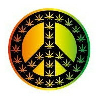 ダイカットステッカー ヘンプピース 10×10cmのビッグサイズシールでカスタマイズ★【DM便選択可】【楽ギフ_包装】