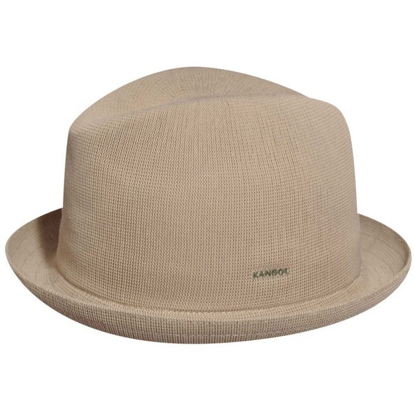 カンゴール KANGOL カンゴール メンズ 男性 Tropic Player フェドラ フェドラハット 中折れハット | 夏 帽子 夏用 大きいサイズ UV メッシュ キャップ XL 大きめ ハイ ブランド アウトドア 汗 折りたたみ 日よけ 収納