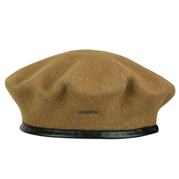 KANGOL カンゴール メンズ 男性 Monty\u00ae Wool ベレー帽 ベレー帽 | 夏 帽子 夏用 大きいサイズ UV メッシュ キャップ XL 大きめ ハイ ブランド アウトドア 汗 折りたたみ 日よけ 収納