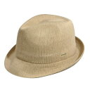 カンゴール KANGOL カンゴール メンズ 男性 Bamboo Arnold トリルビー トリルビー 中折れハット ストローハット | 夏 帽子 夏用 大きいサイズ UV メッシュ キャップ XL 大きめ ハイ ブランド アウトドア 汗 折りたたみ 日よ...