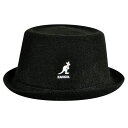 KANGOL カンゴール メンズ 男性 Bermuda Mowbray ポークパイ ポークパイハット | 夏 帽子 夏用 大きいサイズ UV メッシュ キャップ XL 大きめ ハイ ブランド アウトドア 汗 折りたたみ 日よけ 収納